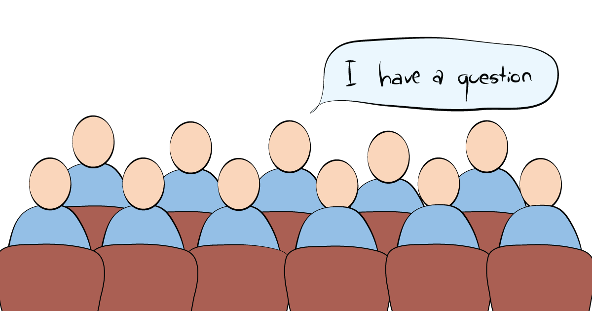 audience at a conference